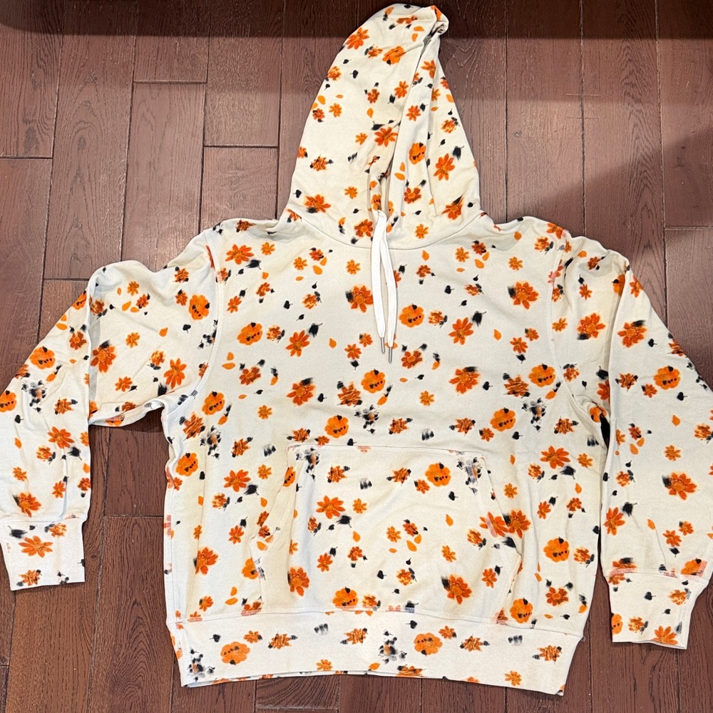 Men’s Rag & Bone Damon Cotton Floral Hoodie